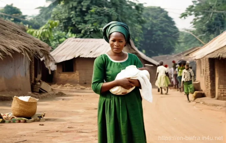 비아프라 독립운동과 청년 운동 - **Prompt:** "A dynamic scene featuring young Biafran students and intellectuals, aged late teens to ...