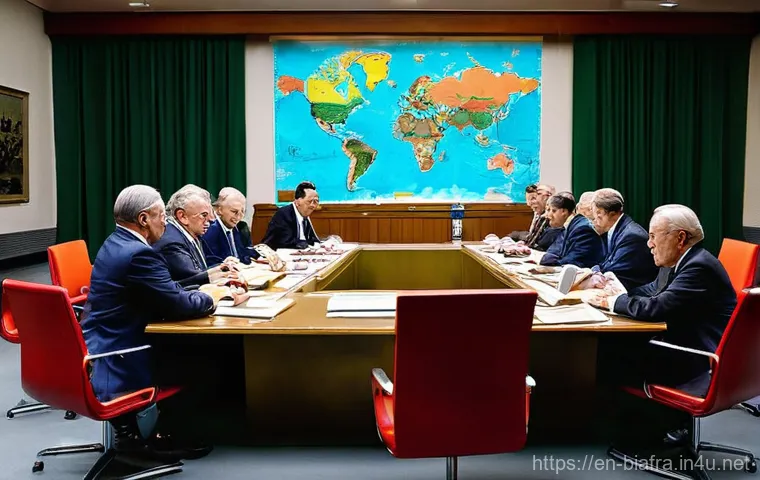 비아프라 독립운동 지지 국가 - Humanitarian Airlift in the Night Sky**

"A dramatic, cinematic shot of an old, propeller-driven car...