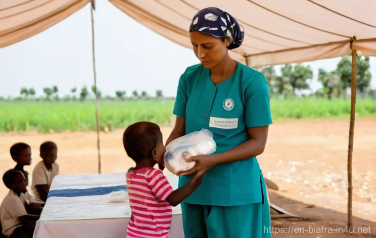 비아프라 전쟁 관련 책 추천 - **A Child's Resilient Gaze:** A young African child, around 7-9 years old, with deep, thoughtful eye...