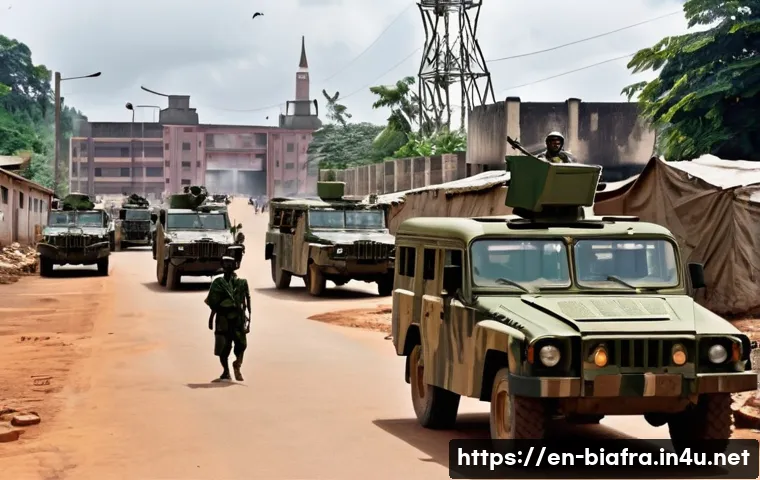 비아프라 전쟁의 전략적 요충지 관련 이미지 1
